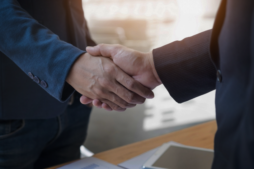 People shaking hands